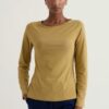 Easel Long Sleeve Top in GOTS-Certified Organic Cotton Jersey