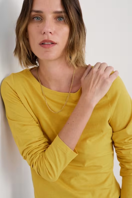 Easel Long Sleeve Top in GOTS-Certified Organic Cotton Jersey 7 Easel Long Sleeve Top in GOTS-Certified Organic Cotton Jersey