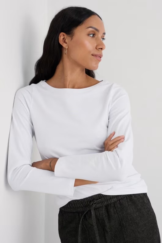 Easel Long Sleeve Top in GOTS-Certified Organic Cotton Jersey 8 Easel Long Sleeve Top in GOTS-Certified Organic Cotton Jersey