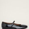 On The Wing Patent Leather Ballet Shoes