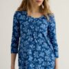 Busy Lizzy 3/4 Sleeve Slub Jersey Tunic