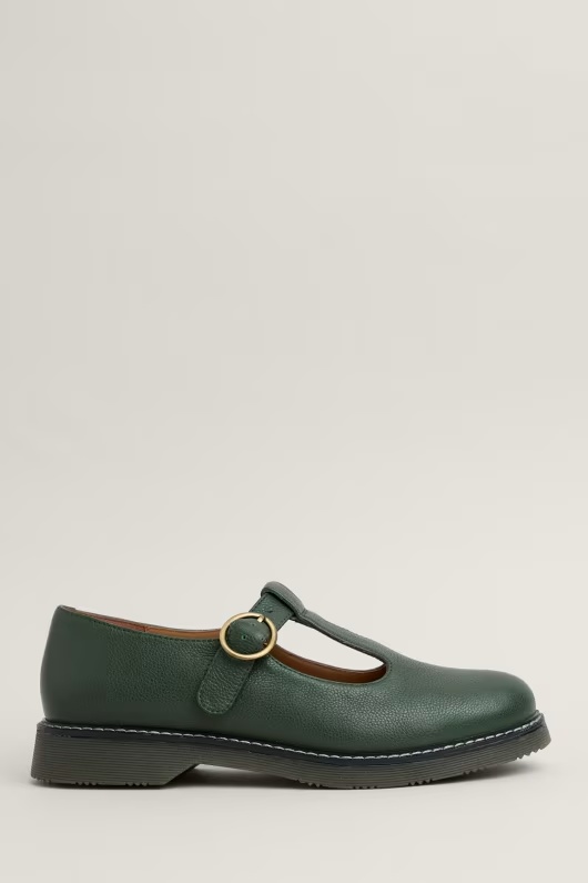 Daisy Trail Leather Mary Jane Shoes