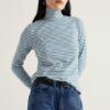 Landing Roll Neck Top in GOTS-Certified Organic Cotton