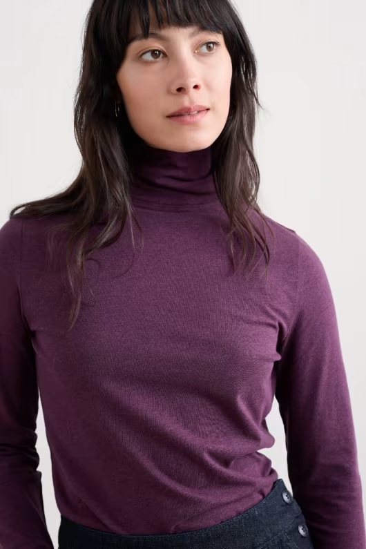 Landing Roll Neck Top in GOTS-Certified Organic Cotton 18 Landing Roll Neck Top in GOTS-Certified Organic Cotton