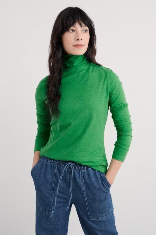 Landing Roll Neck Top in GOTS-Certified Organic Cotton 24 Landing Roll Neck Top in GOTS-Certified Organic Cotton