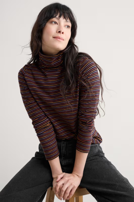Landing Roll Neck Top in GOTS-Certified Organic Cotton 26 Landing Roll Neck Top in GOTS-Certified Organic Cotton