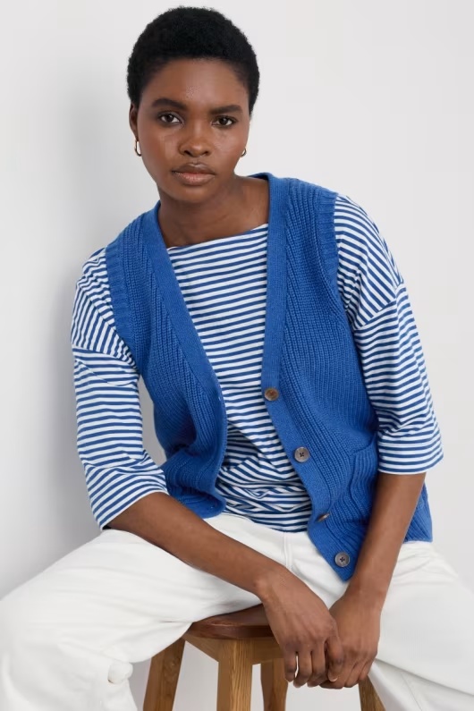 Swanpool Ribbed Knitted Vest 1 Swanpool Ribbed Knitted Vest