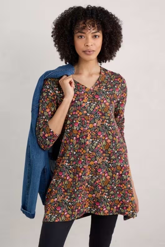 Sea Cruise Tunic in GOTS-Certified Organic Cotton Jersey 1 Sea Cruise Tunic in GOTS-Certified Organic Cotton Jersey