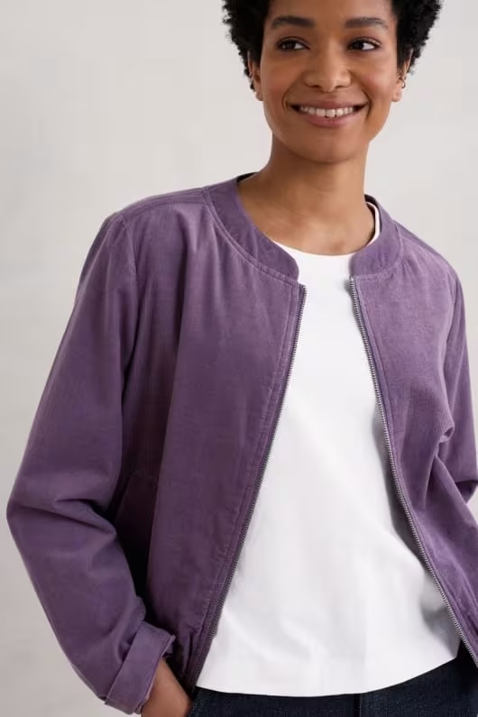 Morwenstow Cord Zip-Through Jacket 1 Morwenstow Cord Zip-Through Jacket