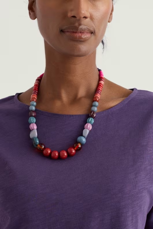 Ambos Chunky Beaded Necklace