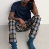 Men's Connerton Pyjama Trousers in GOTS-Certified Organic Cotton Flannel