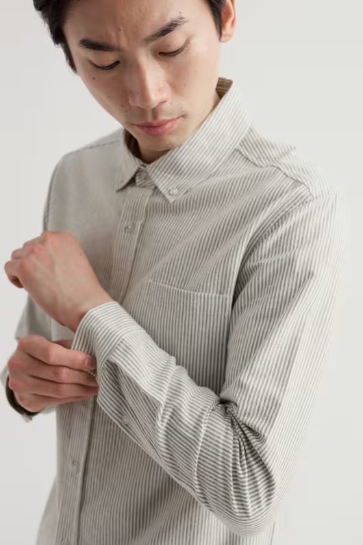 Men's Jenken Striped Oxford Shirt 1 Men's Jenken Striped Oxford Shirt