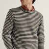 Men's Trenale Organic Cotton Striped Jumper