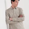 Men's Take Root Half-Placket Check Shirt