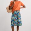 Rose A-Line Knee Length Skirt