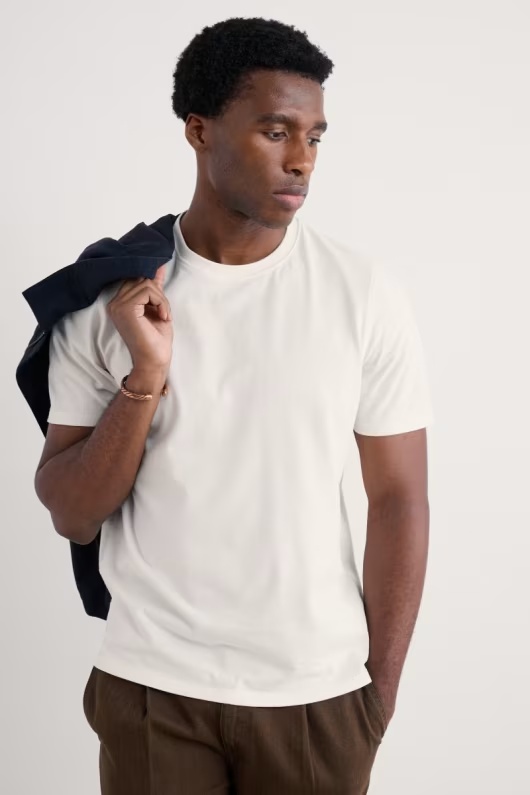 Men's Merthen T-Shirt in Organic Cotton Jersey 1 Men's Merthen T-Shirt in Organic Cotton Jersey