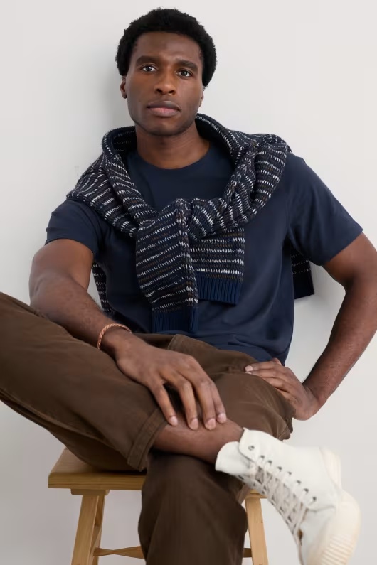 Men's Merthen T-Shirt in Organic Cotton Jersey 8 Men's Merthen T-Shirt in Organic Cotton Jersey