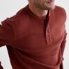 Men's Brigantine Henley Top in Organic Cotton