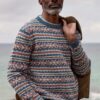 Men's Wrackline Lambswool-Rich Fair Isle Jumper