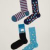 Gift Box of 4 Boat Design Men's Sailor Socks