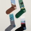 Gift Box of 4 Men's Scenic Sailor Socks