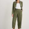 Saltings Linen Cropped Trousers