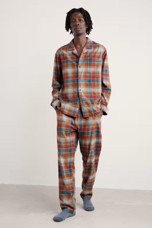 Men's Netter Checked Flannel Pyjama Set