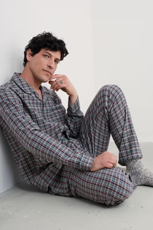 Men's Netter Checked Flannel Pyjama Set