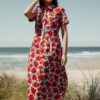Birch Glade Organic Cotton Midi Shirt Dress