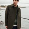 Men's Channel Wool Blend Coat