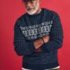 Men's Tacking Lambswool Blend Jumper