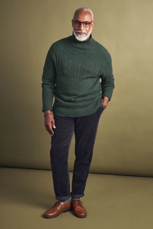 Men's Courage Cable Knit Jumper