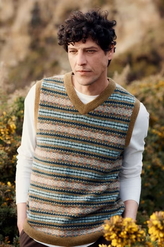 Men's Fair Isle Walt Vest