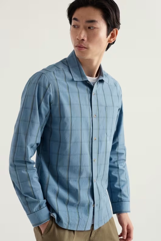 Men's Banyan Checked Cotton Shirt