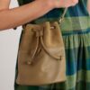 Mor Tide Suede and Leather Bucket Bag