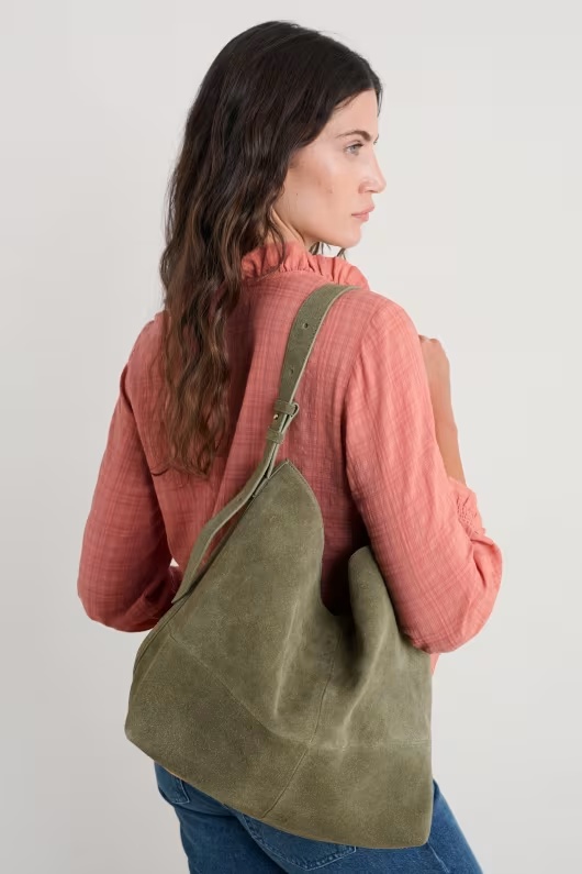 Annet Suede Shoulder Bag