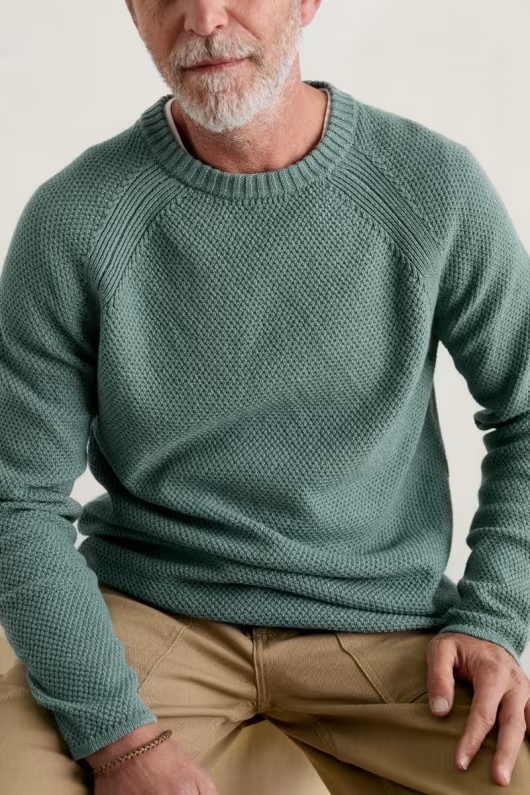 Men's Drover Organic Cotton Jumper 1 Men's Drover Organic Cotton Jumper