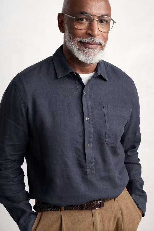 Men's Artist's Linen Shirt