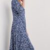 Secret Cove 3/4 Sleeve Midi Dress