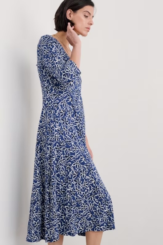 Secret Cove 3/4 Sleeve Midi Dress 1 Secret Cove 3/4 Sleeve Midi Dress