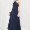 Faraway Sea Halter Neck Maxi Dress