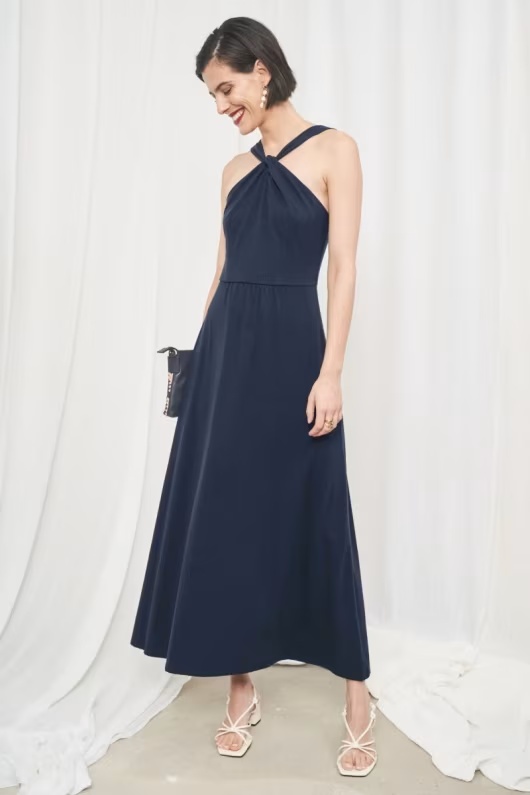 Faraway Sea Halter Neck Maxi Dress 1 Faraway Sea Halter Neck Maxi Dress