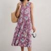 Shelter Bay Sleeveless Jersey Midi Dress