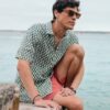 Men's Blue Heron Short Sleeve Shirt