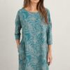 Rolling Sea Jersey Shift Dress