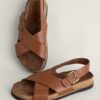 Wilder Shores Crossover Leather Sandals