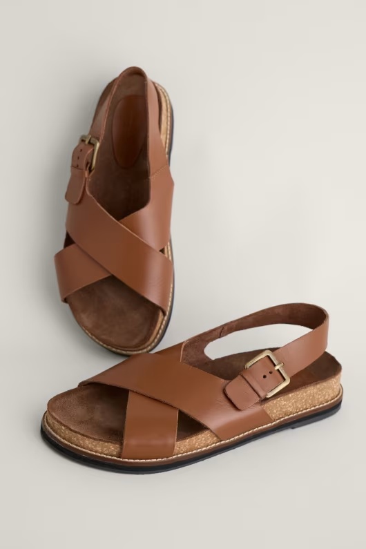Wilder Shores Crossover Leather Sandals 1 Wilder Shores Crossover Leather Sandals