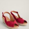 Hazy Dawn Low Heel Suede Espadrilles
