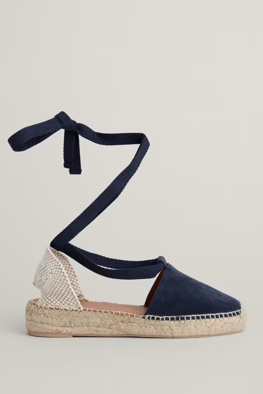 Fern Path Suede Wedge Espadrilles