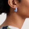 Petrel Hoop Raffia Hoop Earrings